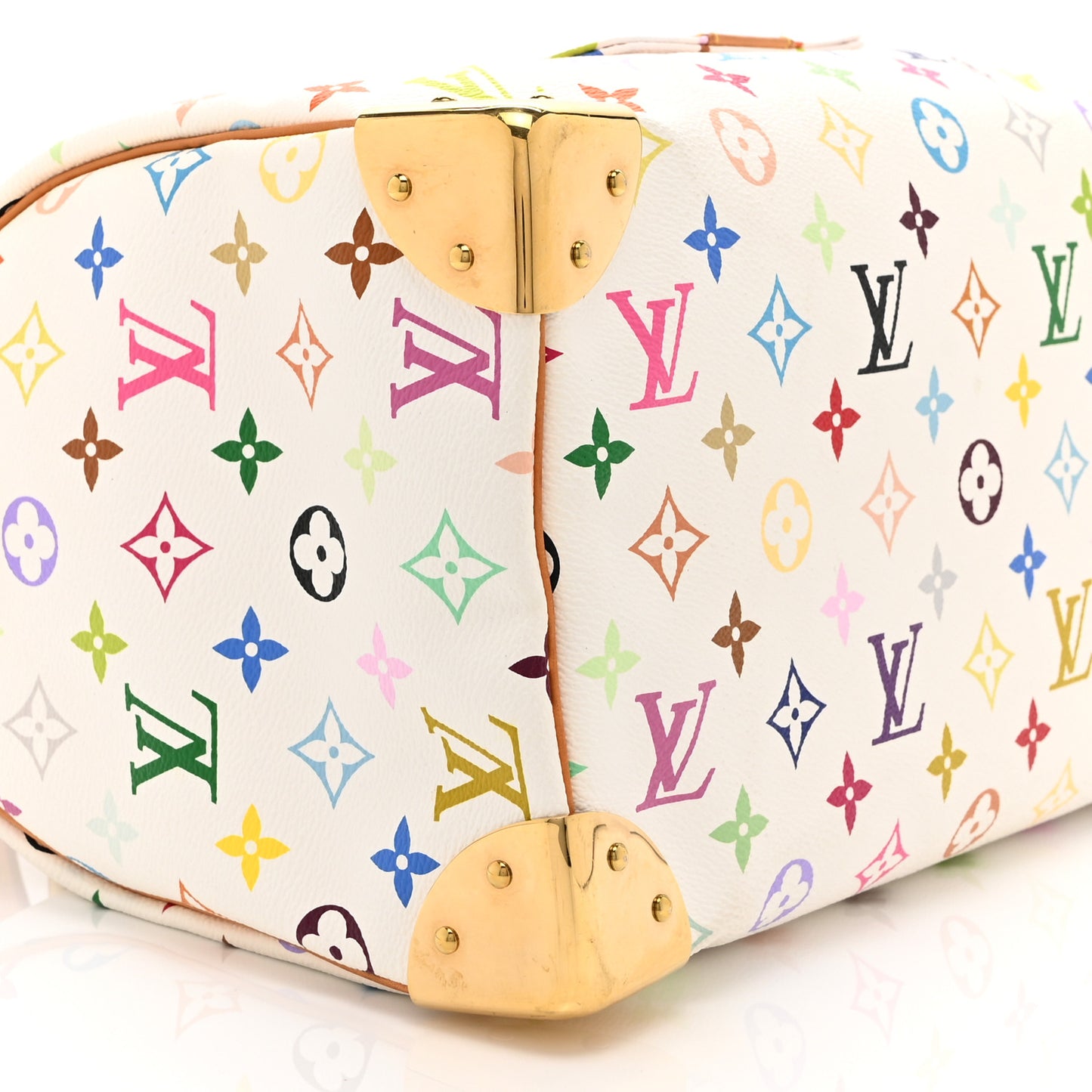 Monogram Multicolor Speedy 30 White