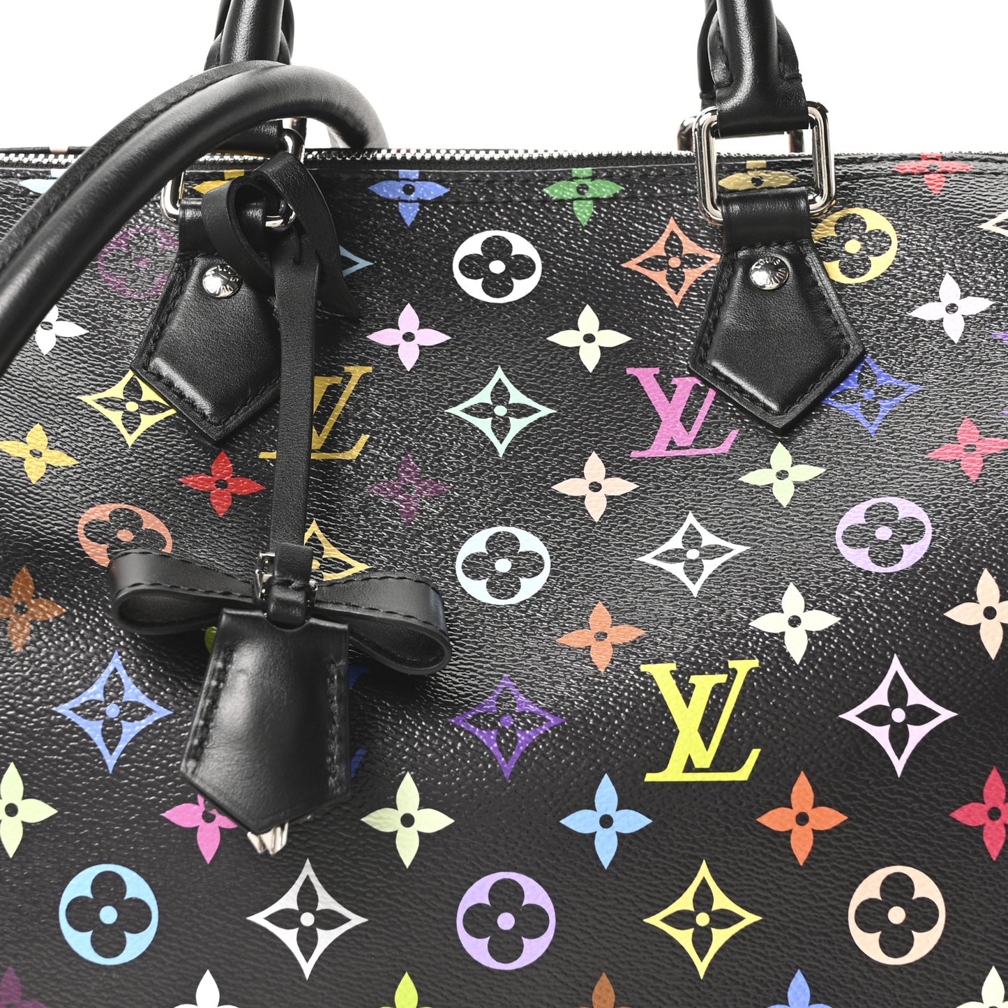 LV X TM Monogram Multicolor Speedy Soft 30 Black