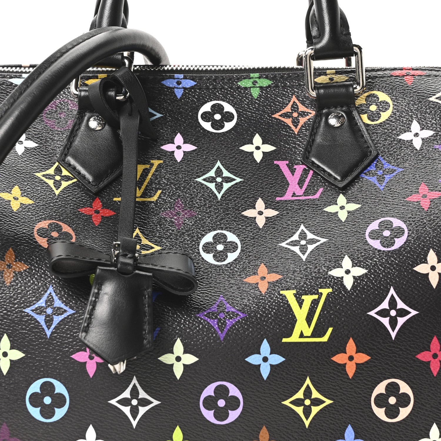 Louis Vuitton LV X TM Monogram Multicolor Speedy Soft 30 Black 7 of 9