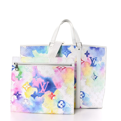 Louis Vuitton Monogram Watercolor New Tote GM Multicolor 3 of 11