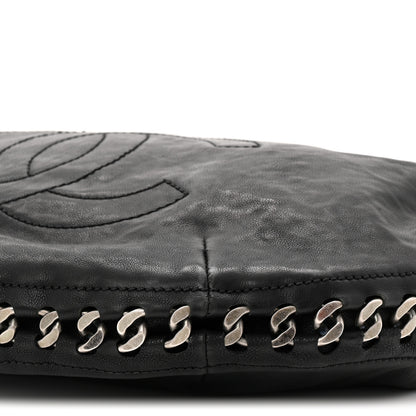 Chanel Calfskin Modern Chain Hobo Black 10 of 10