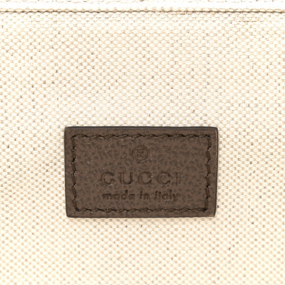 Gucci GG Supreme Monogram Medium Packing Cube Beige Ebony New Acero 6 of 7