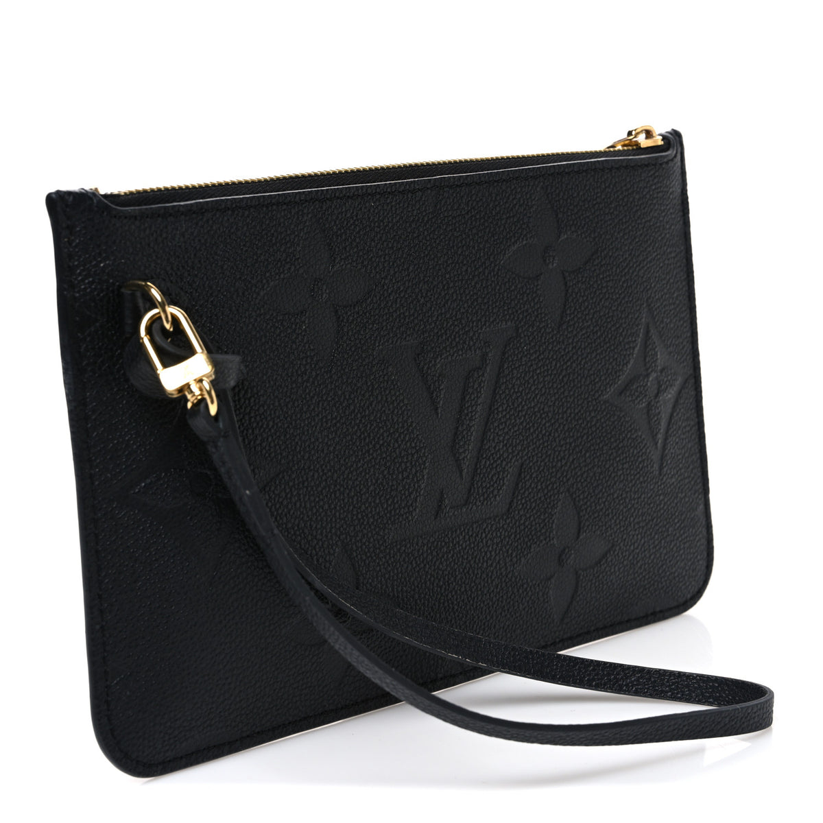 Louis Vuitton Empreinte Monogram Giant Neverfull MM Pochette Black 3 of 6
