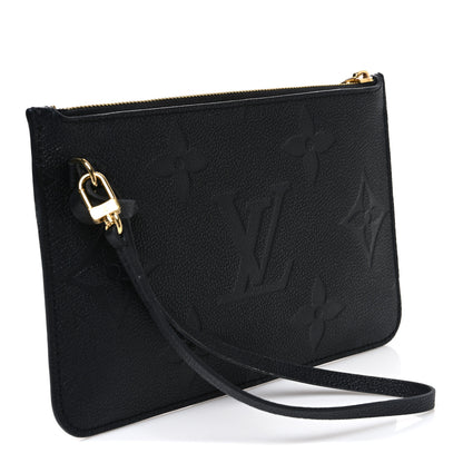 Louis Vuitton Empreinte Monogram Giant Neverfull MM Pochette Black 3 of 6