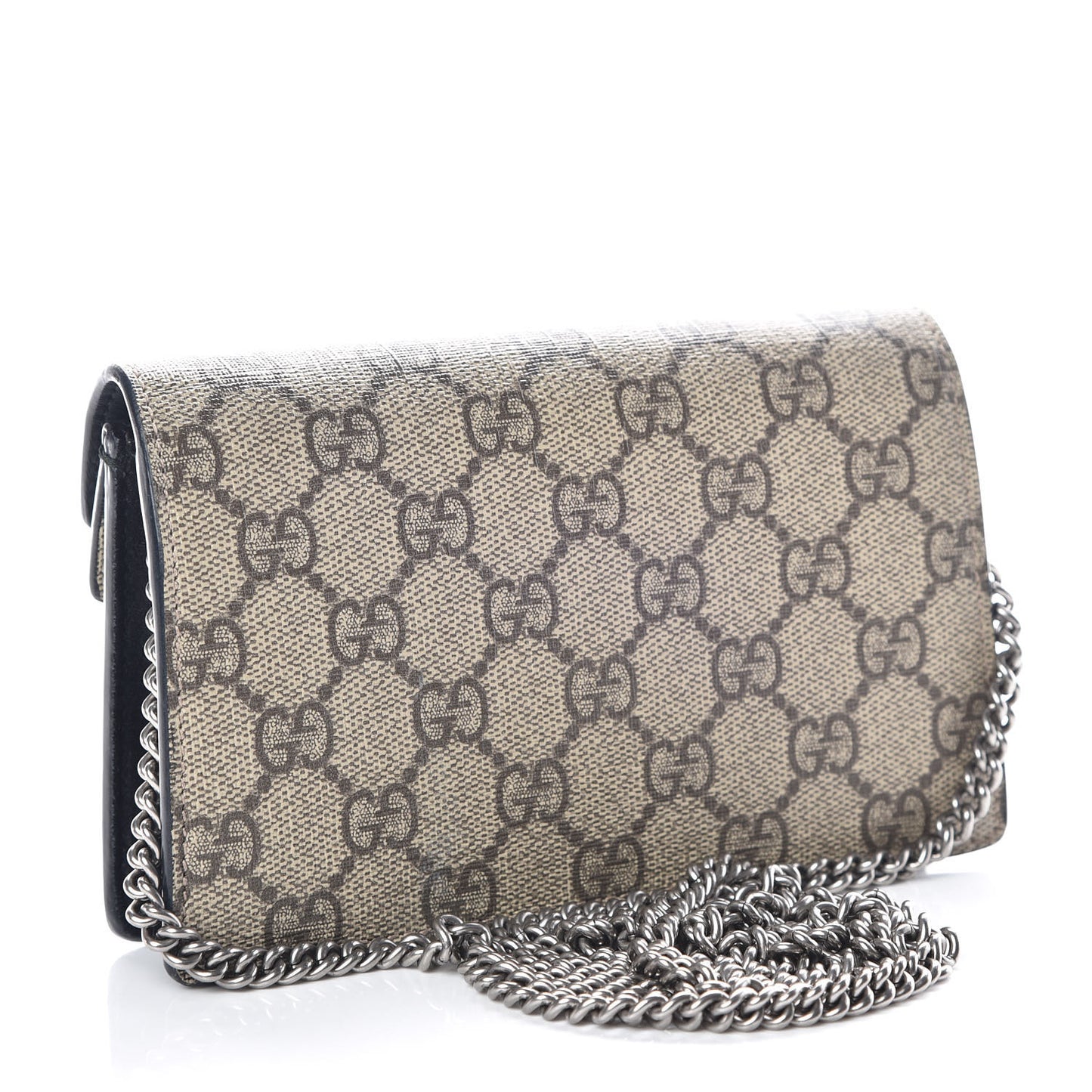 GG Supreme Monogram Super Mini Dionysus Shoulder Bag Black