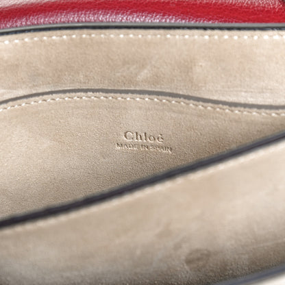 Chloe Goatskin Small Faye Shoulder Bag Sienna Red 7 of 14