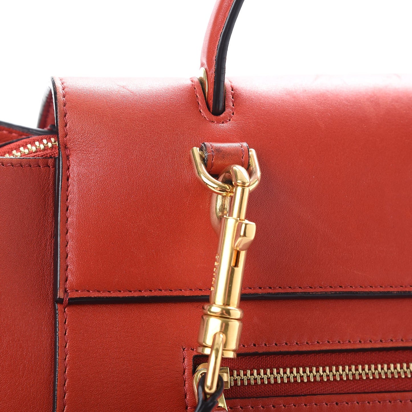 Smooth Calfskin Mini Belt Bag Brick