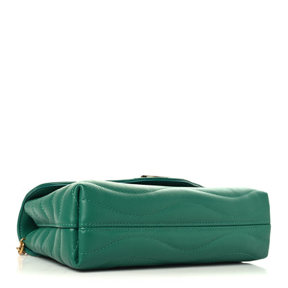 Louis Vuitton Calfskin New Wave Chain Bag MM NM  Emerald 4 of 10