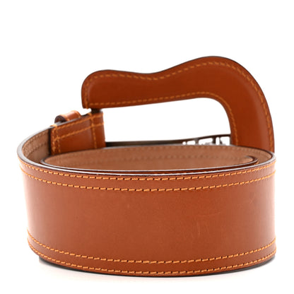 Fendi Calfskin B Wide Belt 70 28 Brown 2 of 6