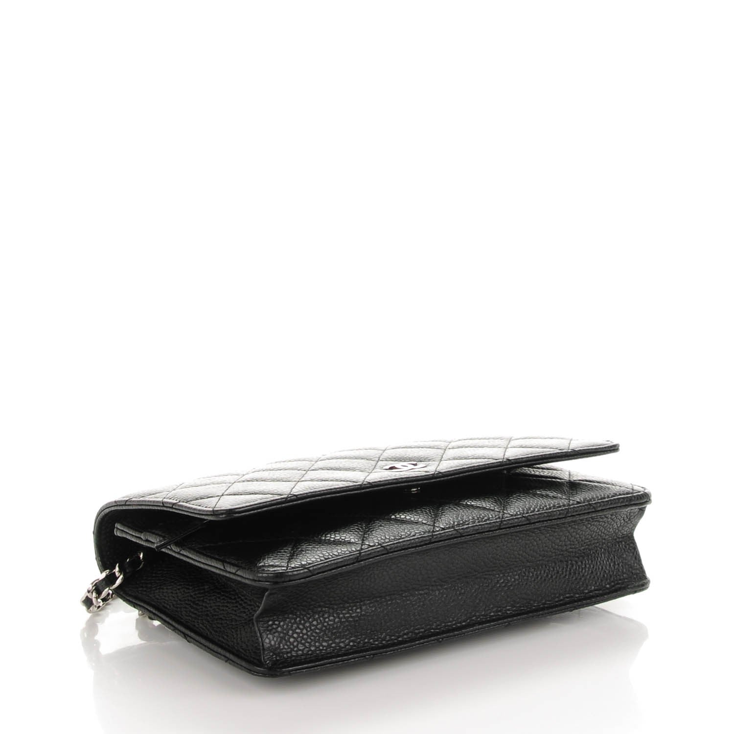 Chanel Caviar Quilted Wallet On Chain WOC Black 4 of 7