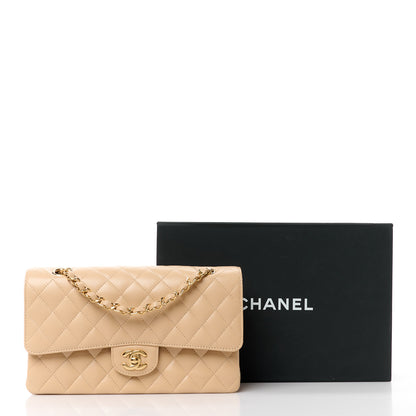 Chanel Caviar Quilted Medium Double Flap Beige 12 of 12