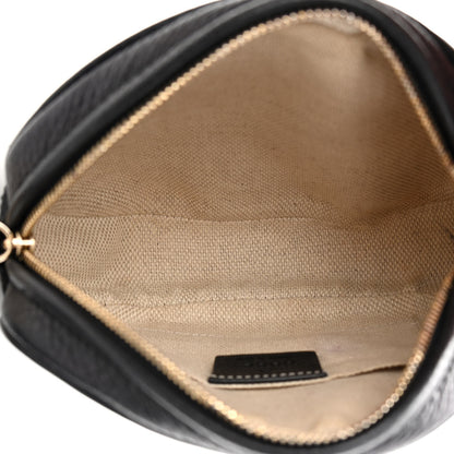 Gucci Pebbled Calfskin Mini Soho Chain Bag Black 5 of 14