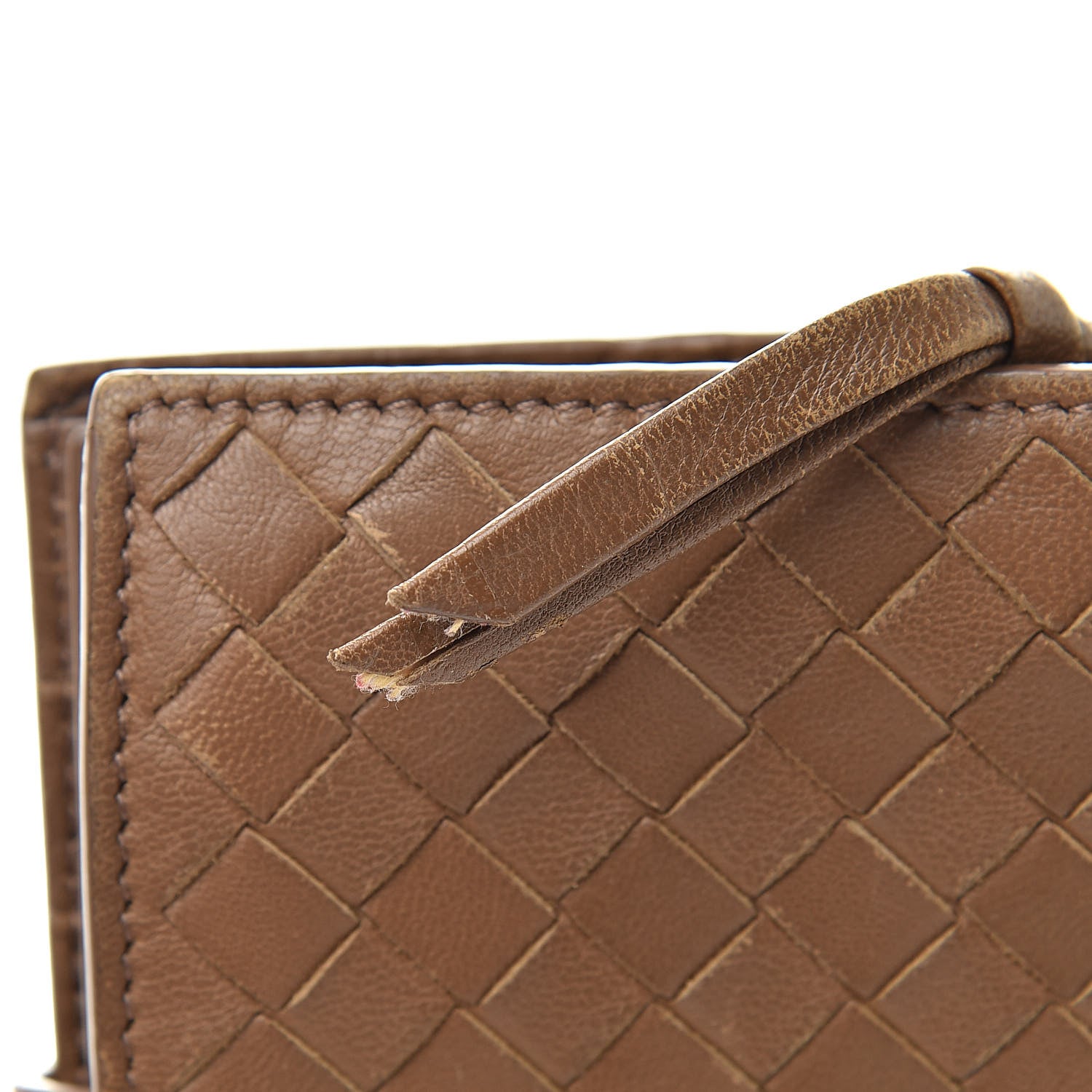 Bottega Veneta Nappa Intrecciato French Compact Wallet Maple 14 of 14