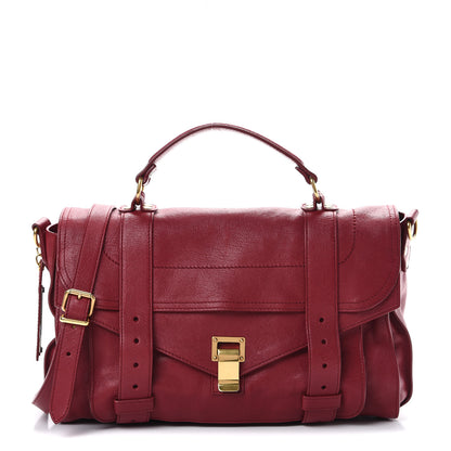 Proenza Schouler Lambskin Medium PS1 Satchel Chianti 1 of 13