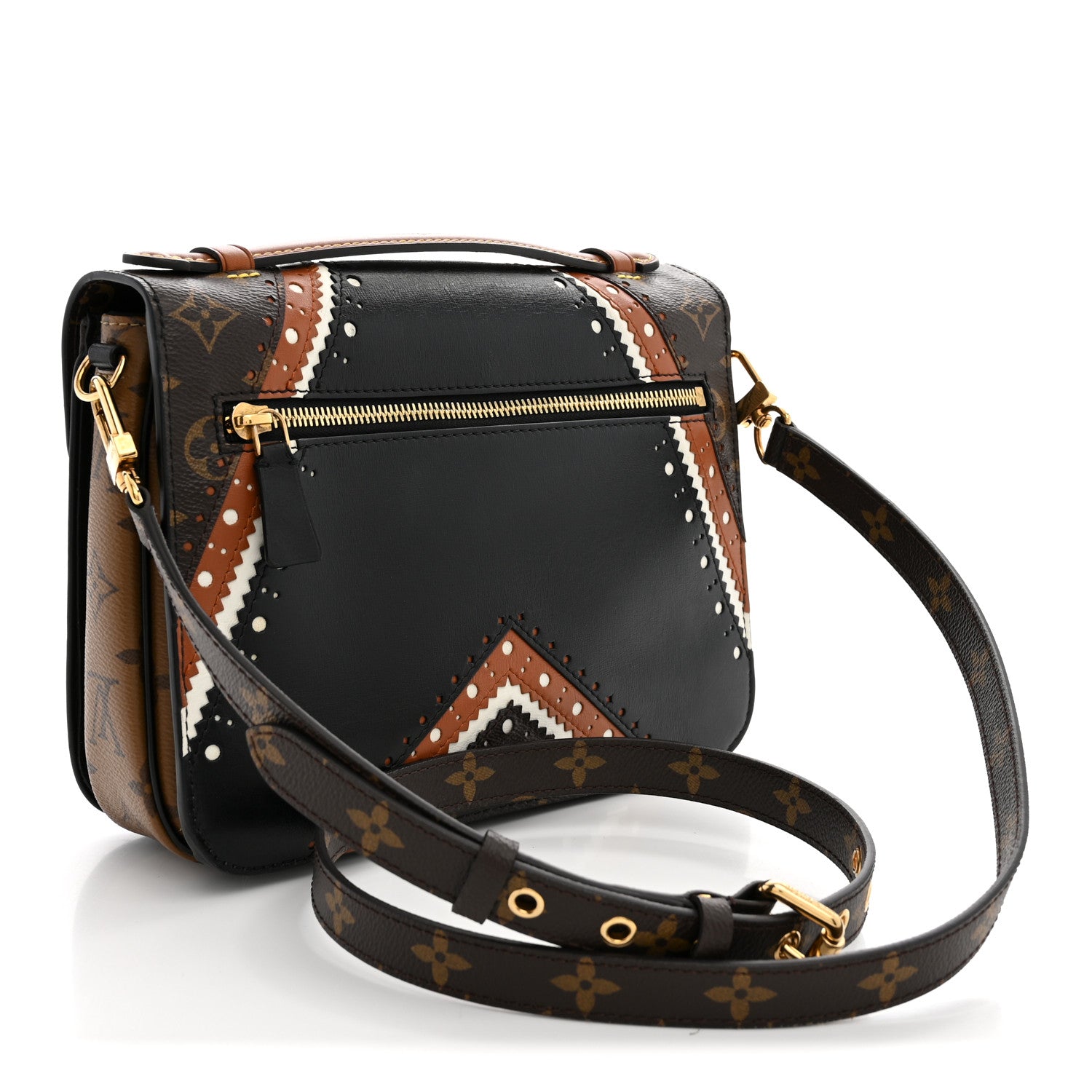 Louis Vuitton Monogram Brogue Pochette Metis 3 of 10