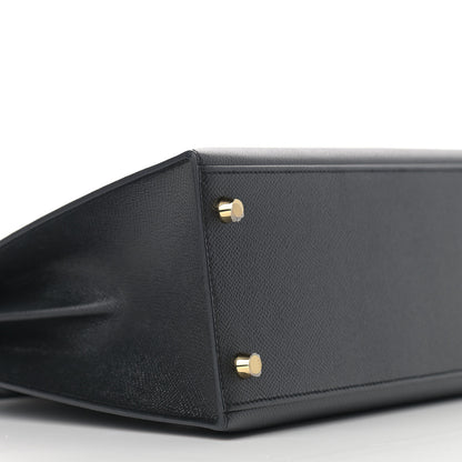Hermes Epsom Kelly Sellier 28 Black 9 of 13