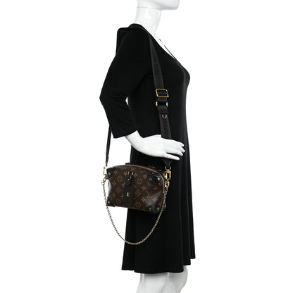 Louis Vuitton Monogram Petite Malle Souple Black 2 of 10