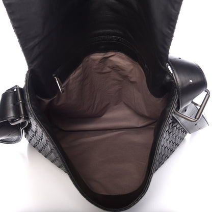 Bottega Veneta Nappa Intrecciato Messenger Bag Black 5 of 10