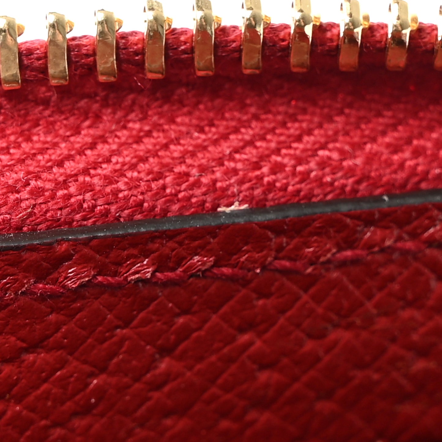 GG Supreme Monogram Tian Zip Around Wallet Beige Multicolor Red