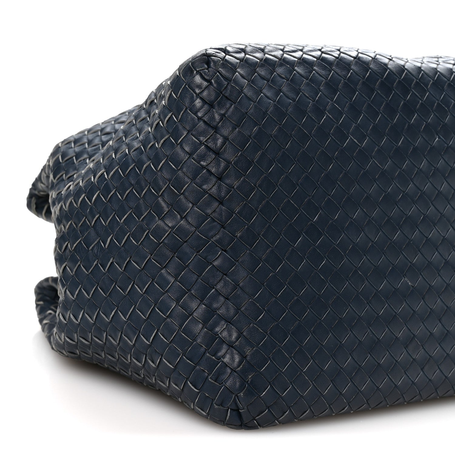 Bottega Veneta Nappa Intrecciato Brick Tote Blue 1832388