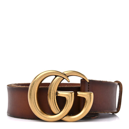 Gucci Faded Calfskin Double G 40mm Belt 75 30 Cuir 1 of 8