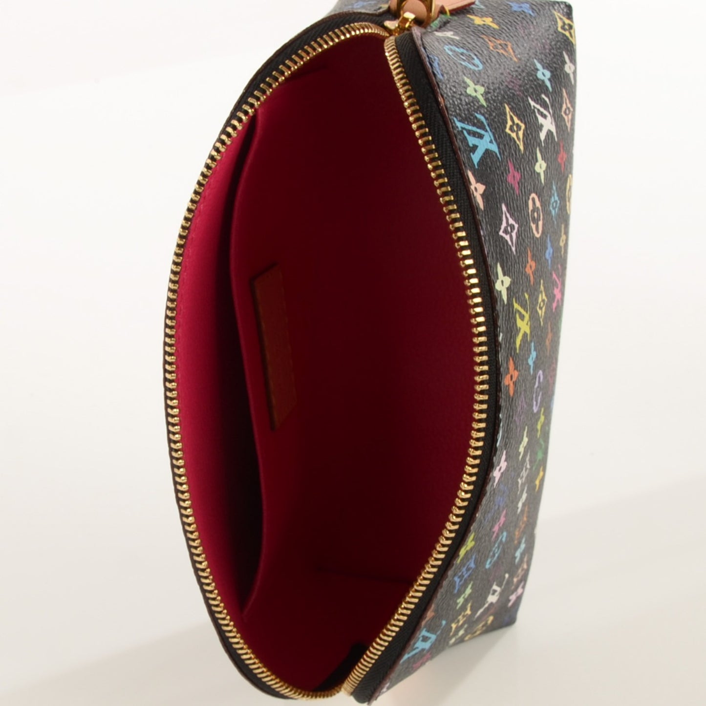 Monogram Multicolor Cosmetic Pouch Black Grenade