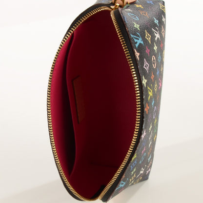 Louis Vuitton Monogram Multicolor Cosmetic Pouch Black Grenade 6 of 6
