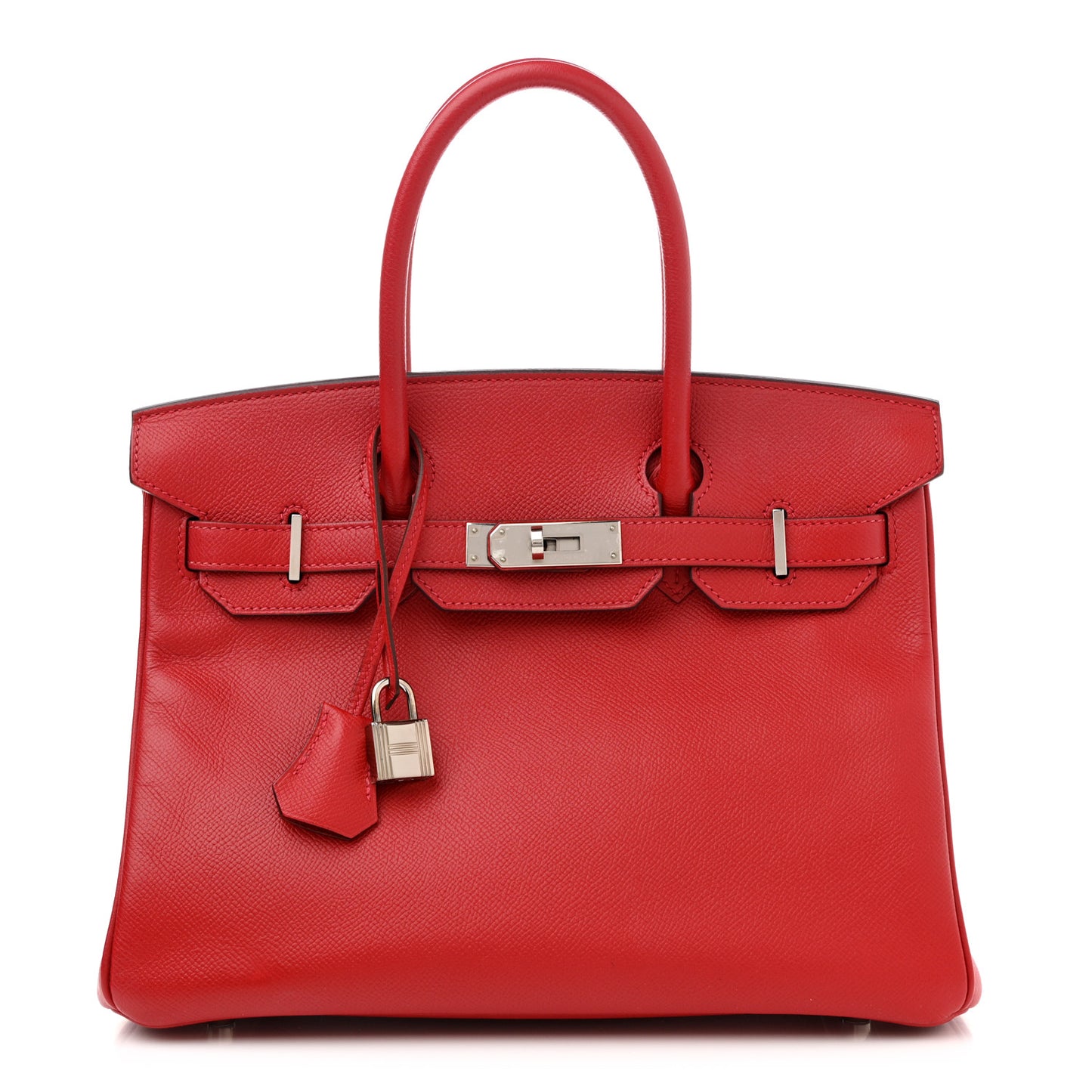 Epsom Birkin 30 Rouge Casaque