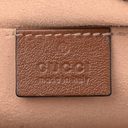 Gucci Glazed Calfskin Matelasse Diagonal Small GG Marmont Chain Shoulder Bag Cuir 6 of 12