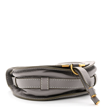 Chloe Calfskin Mini Marcie Round Crossbody Bag Cashmere Grey 4 of 11