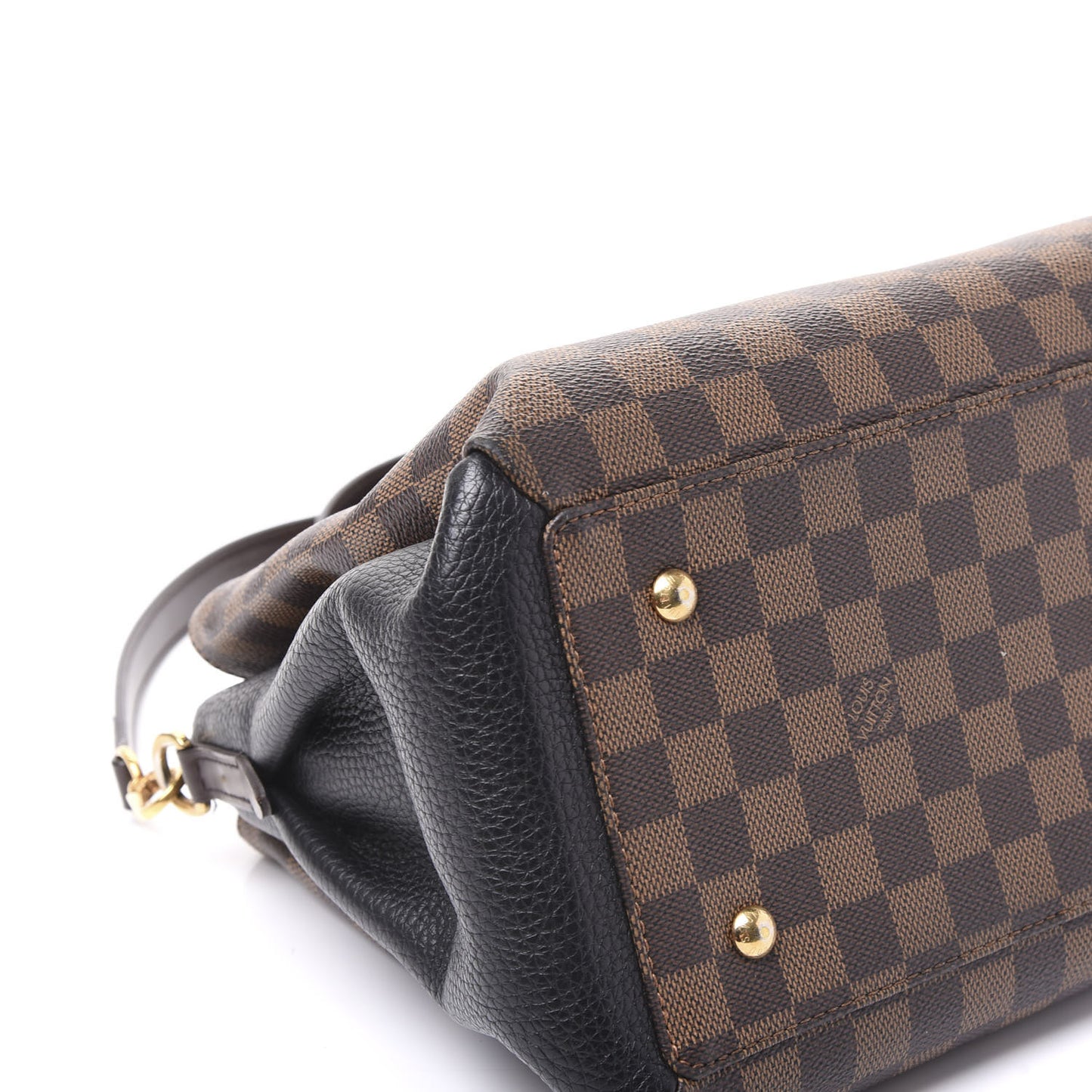 Cuir Taurillon Damier Ebene Normandy Black