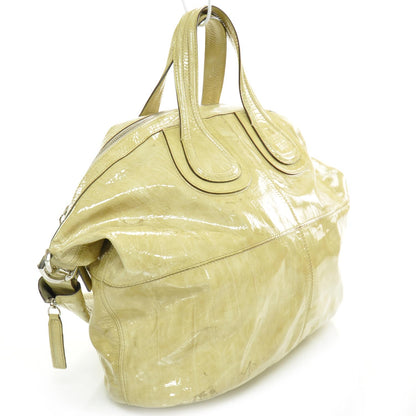 Givenchy Crinkled Patent Calfskin Nightingale Beige 3 of 9