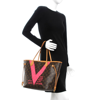 Louis Vuitton Monogram V Neverfull MM Grenade 2 of 20