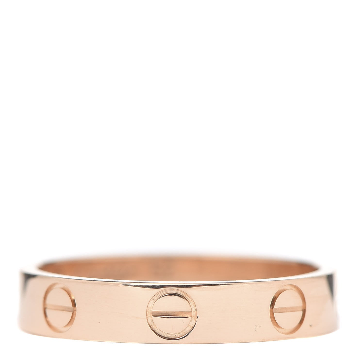 Cartier 18K Pink Gold 3.5mm LOVE Wedding Band Ring 52 6 1 of 4