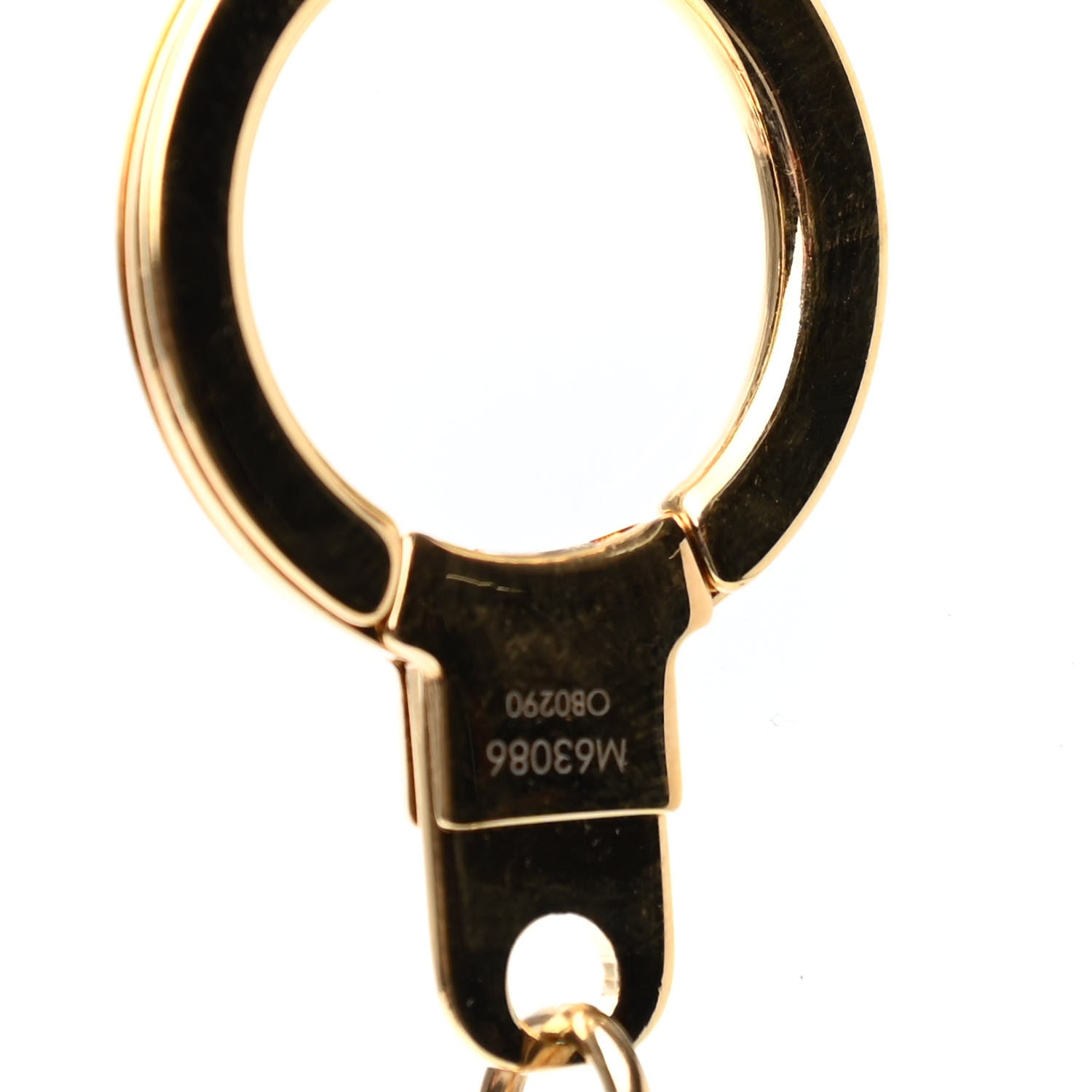 Louis Vuitton Brass Monogram Blooming Flowers Bag Charm Key Holder Rose Ballerine 3 of 4