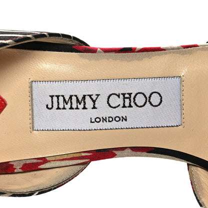 Jimmy Choo Satin Ruby Cutout d'Orsay Pump 36 Mulitcolor 36 Red 7 of 7