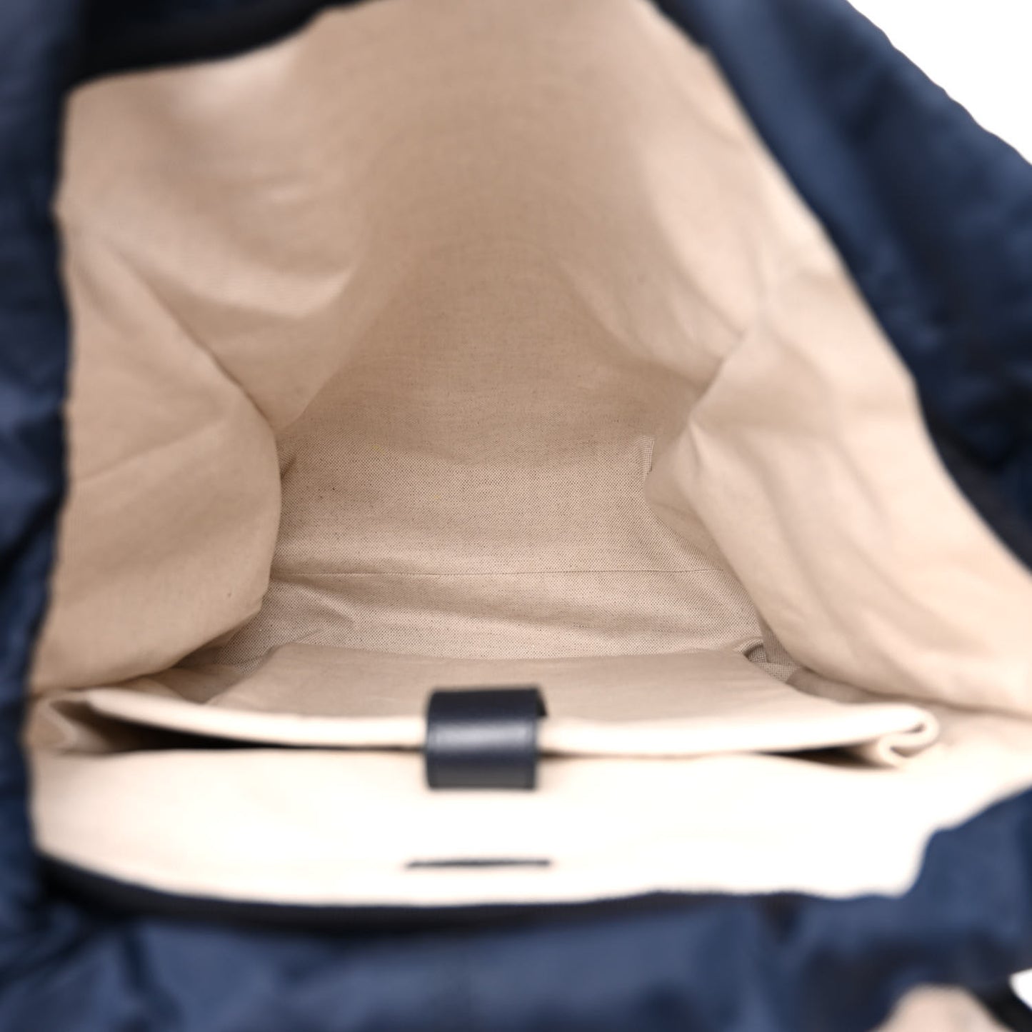 GG Supreme Monogram Medium Ophidia Double Buckle Backpack Beige Blue Black