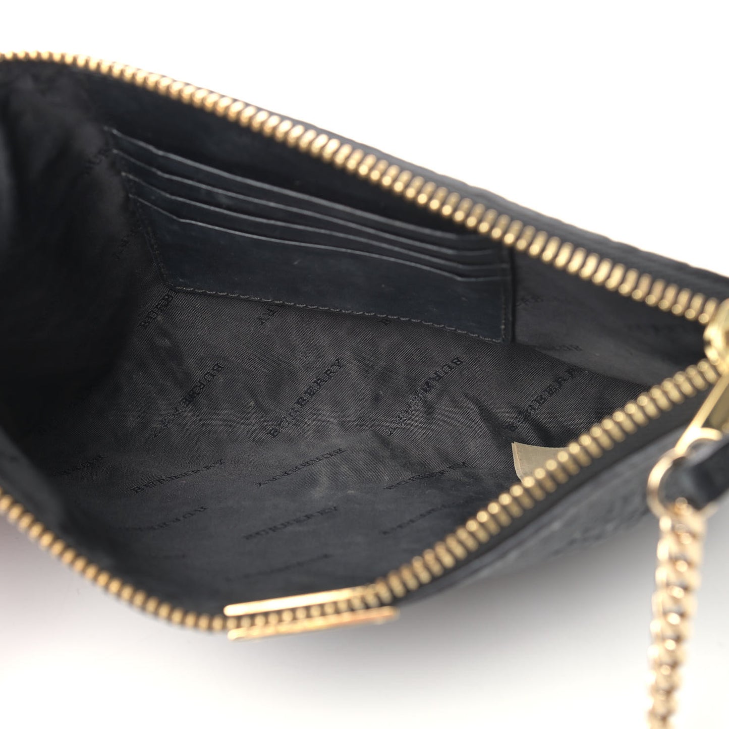 Signature Grain Calfskin Crossbody Bag Black