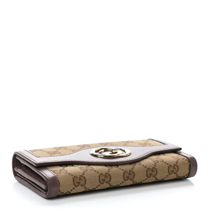 Gucci Monogram Sukey Continental Wallet Dark Brown 4 of 8