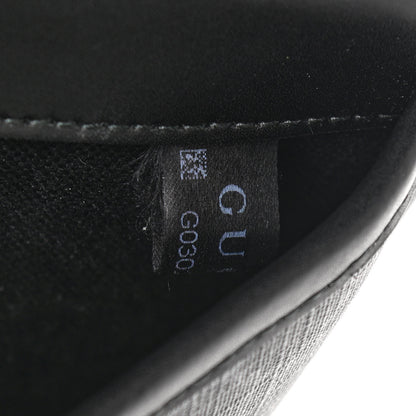 Gucci GG Supreme Monogram Web Slim Belt Bag Black Grey 8 of 11