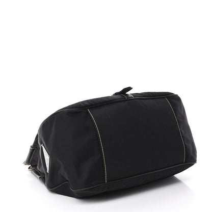Prada Tessuto Nylon Vitello Daino Hobo Black 4 of 15