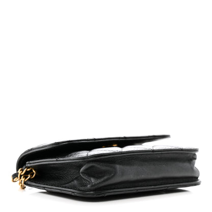 Chanel Lambskin Quilted CC Enamel Mini Belt Bag Black 4 of 12