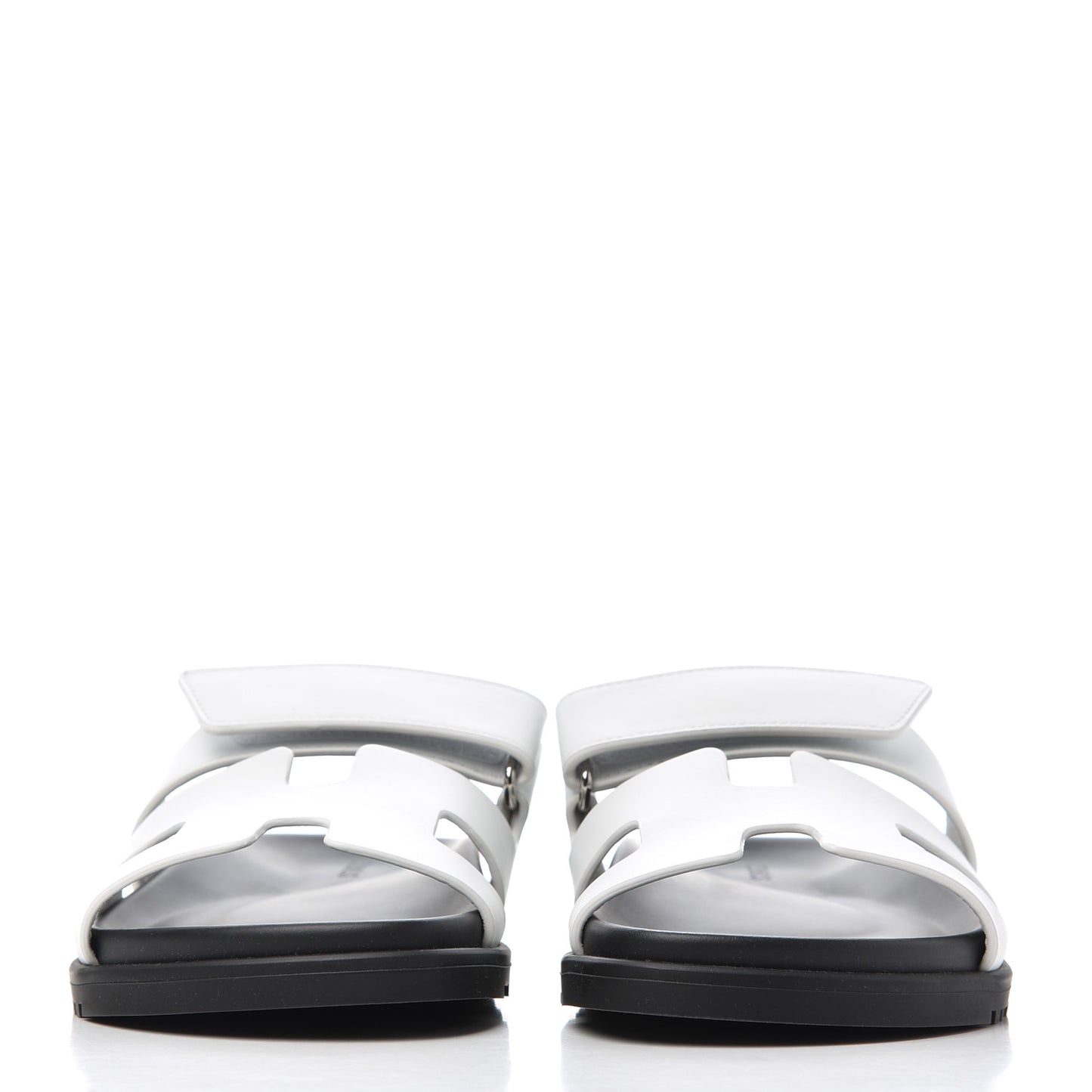 Calfskin Womens Chypre Sandals 36 White