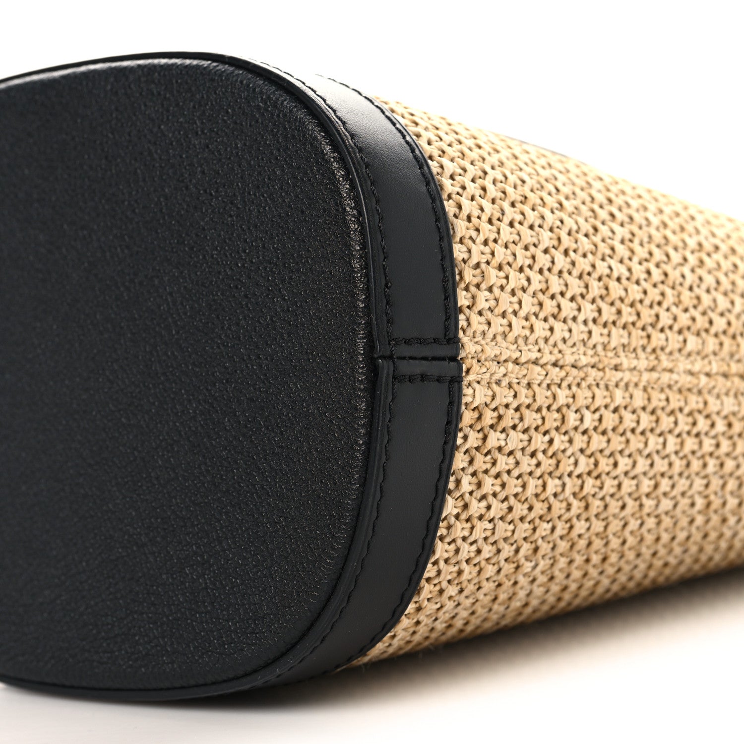 Louis Vuitton Raffia Petit Bucket Black 9 of 9