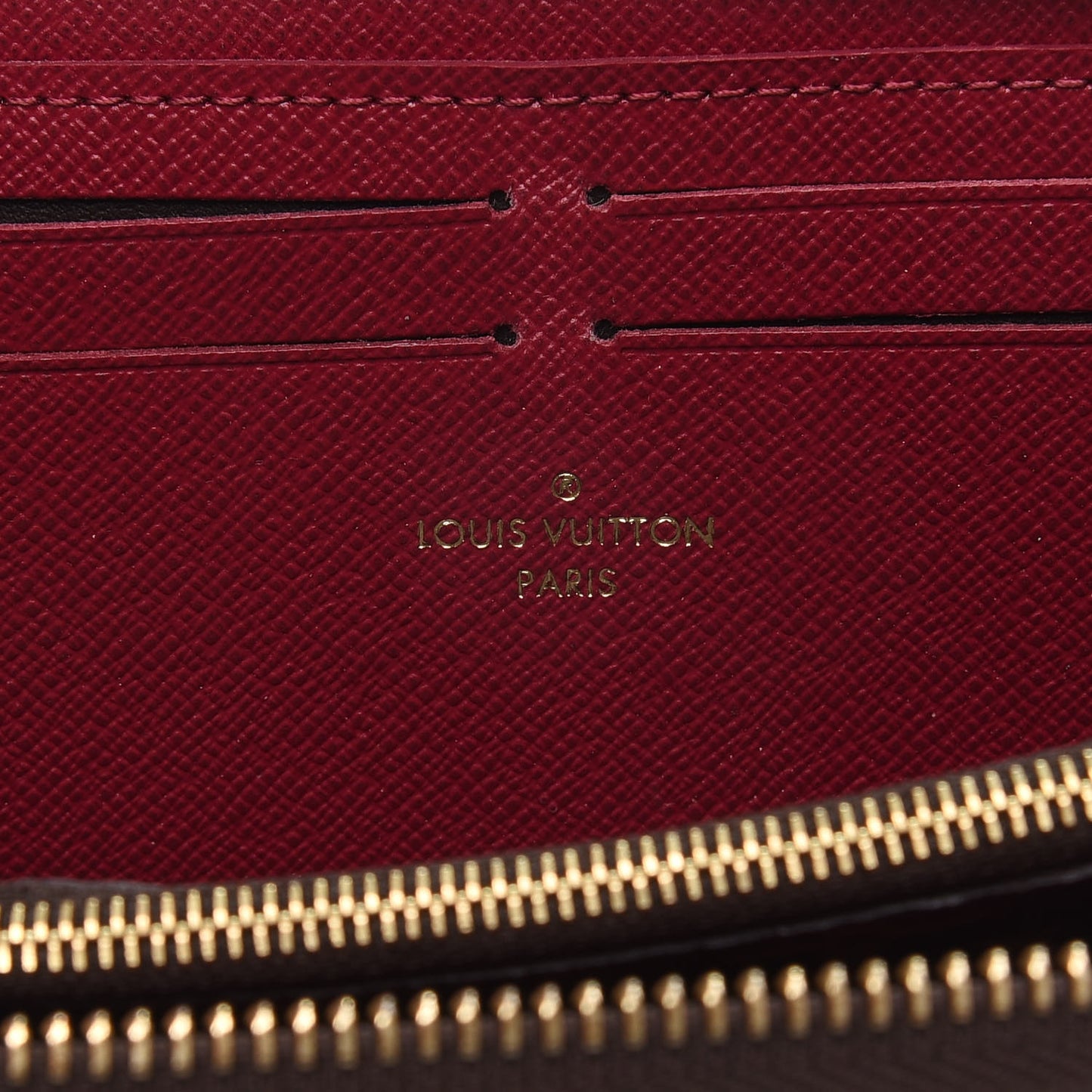 Monogram Clemence Wallet Fuchsia