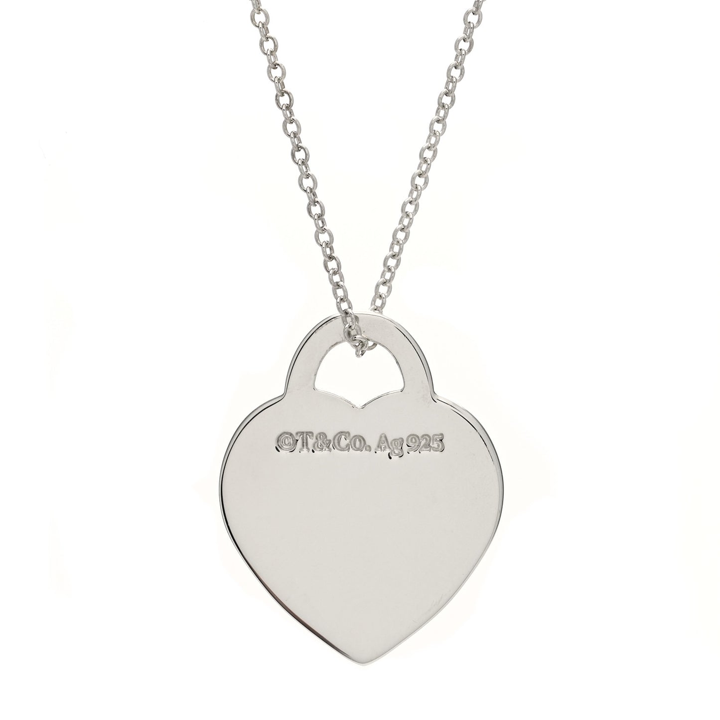 Sterling Silver Small Return to Tiffany Heart Pendant Necklace
