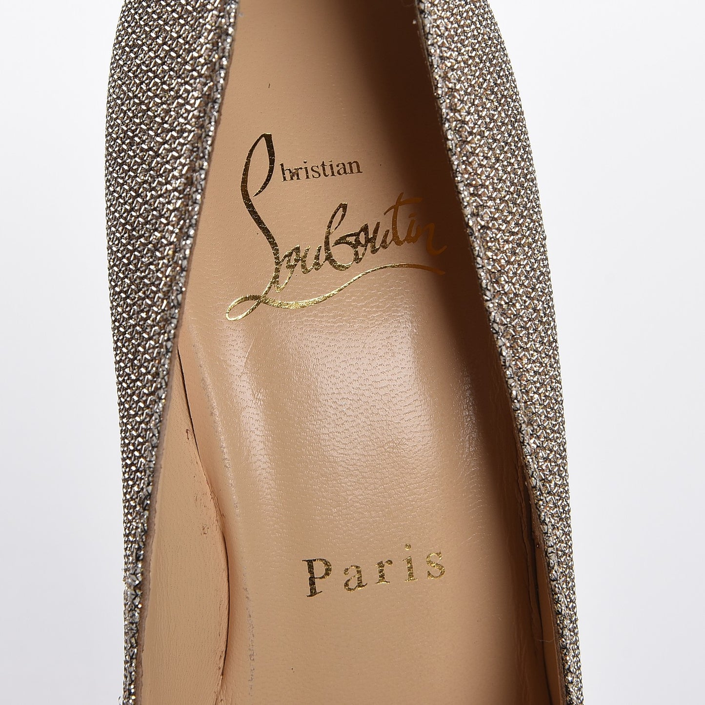 Glitter Fabric Altareva 160 Pumps 35 Gold