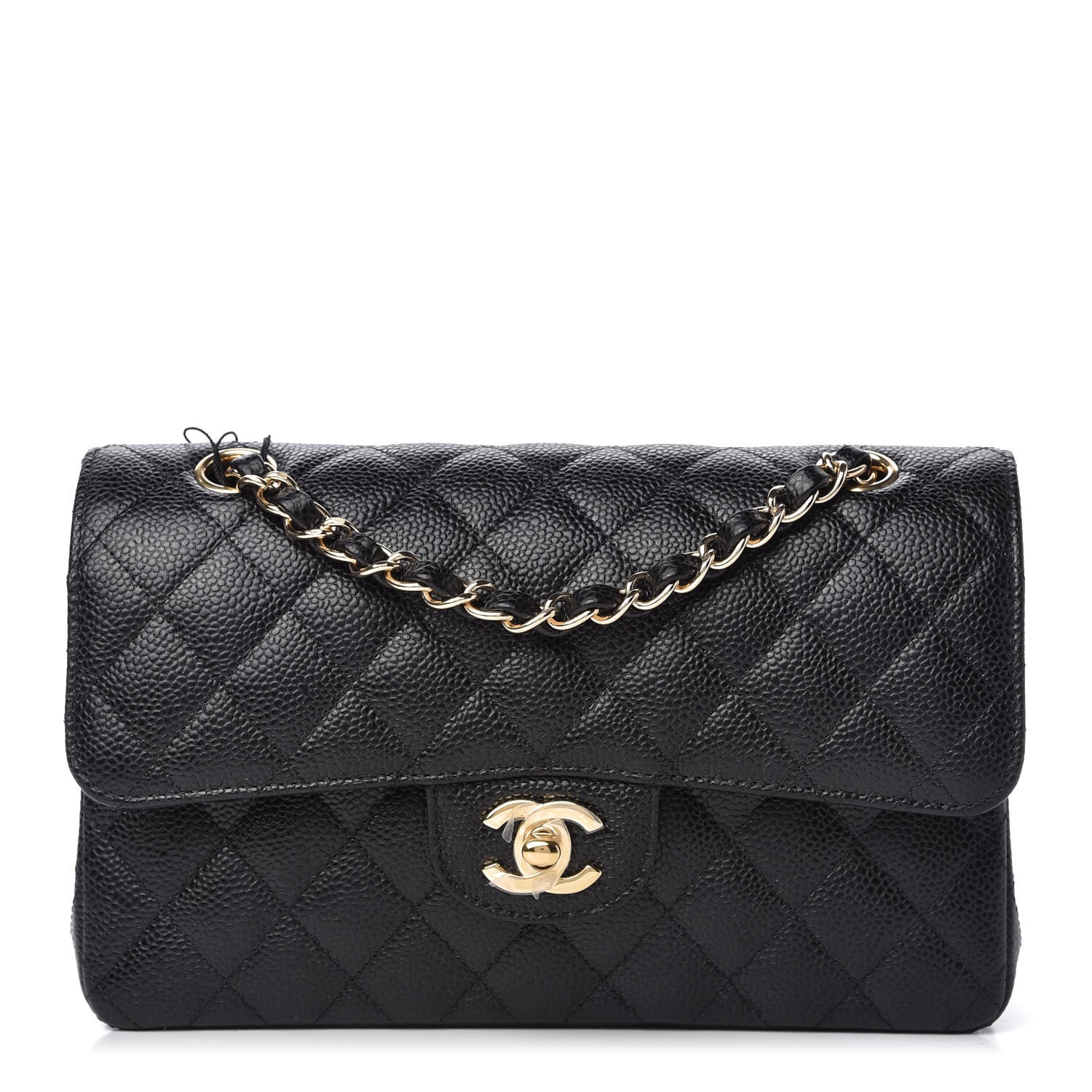 Chanel Caviar Quilted Small Double Flap Black 1 of 11
