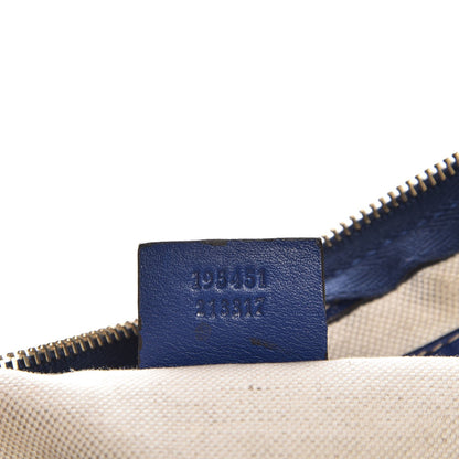 Gucci GG Plus Monogram Medium Boston USA Flag Unicef Duffle Blue 7 of 7