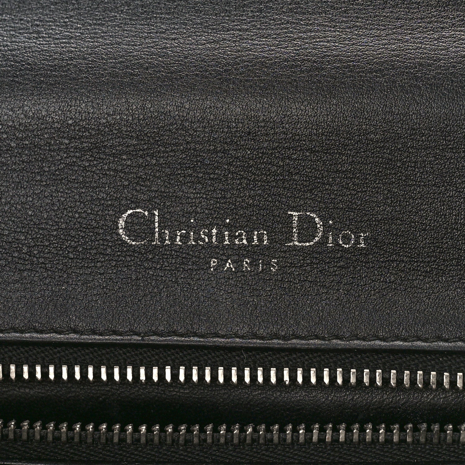 Christian Dior Calfskin Paradise Diorama Flap Bag Black 6 of 8